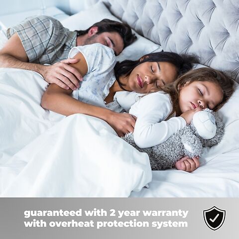 Homefront Electric Blanket Single Bed, Machine Washable Fast Heat Up And Safe For All Night Use - Image 8