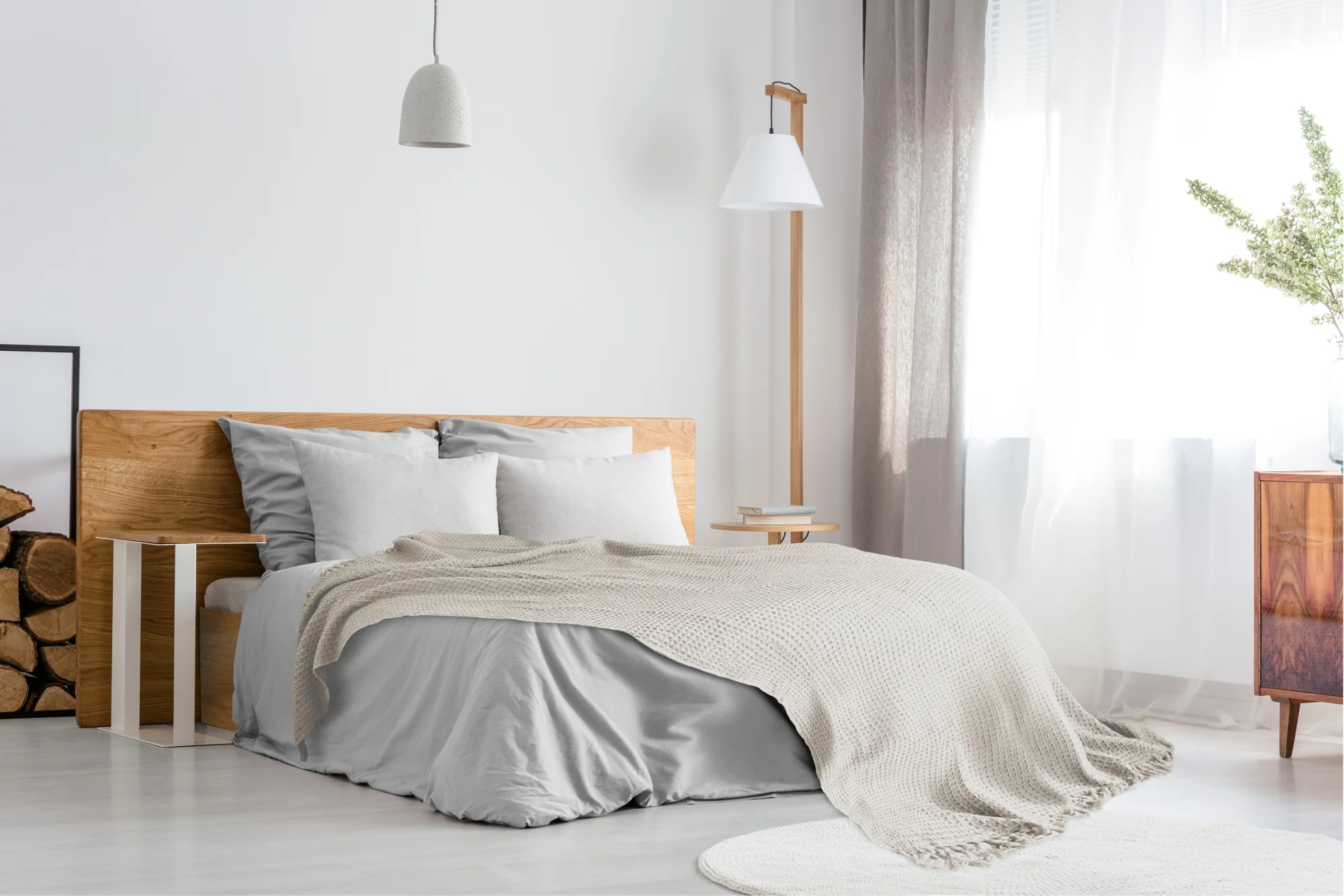Honeycomb - Recycled Cotton Throw In Ivory (70x100") - Image 6