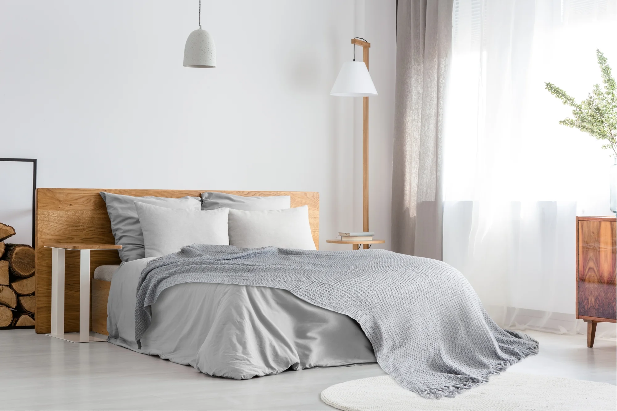 Honeycomb - Recycled Cotton Throw In Silver (50x60") - Image 6