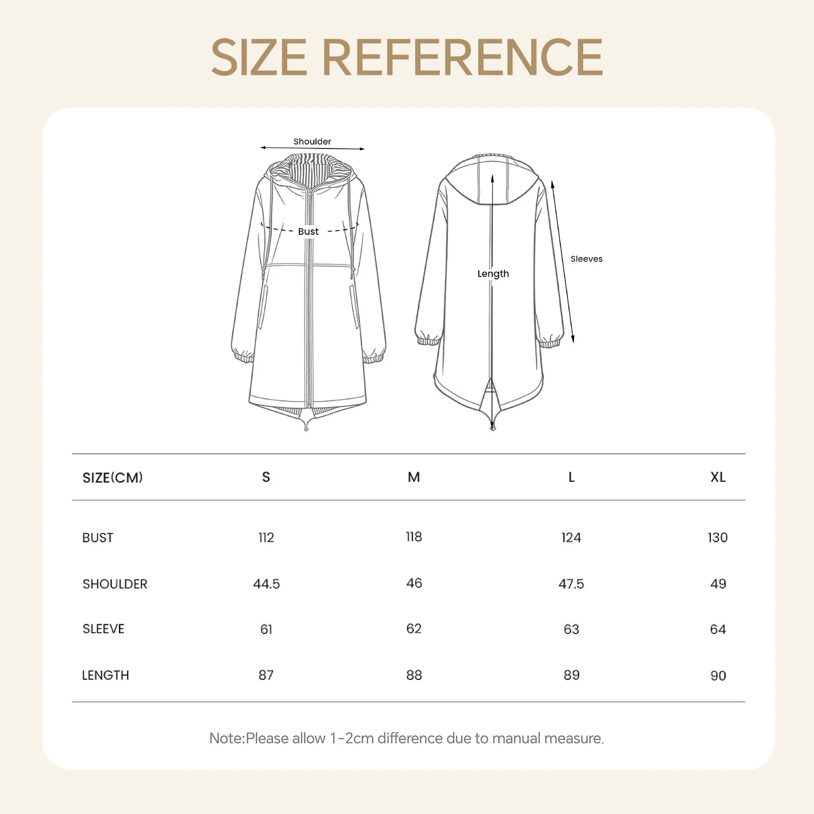 Hooded Zip-Up Midi Windbreaker - Image 8