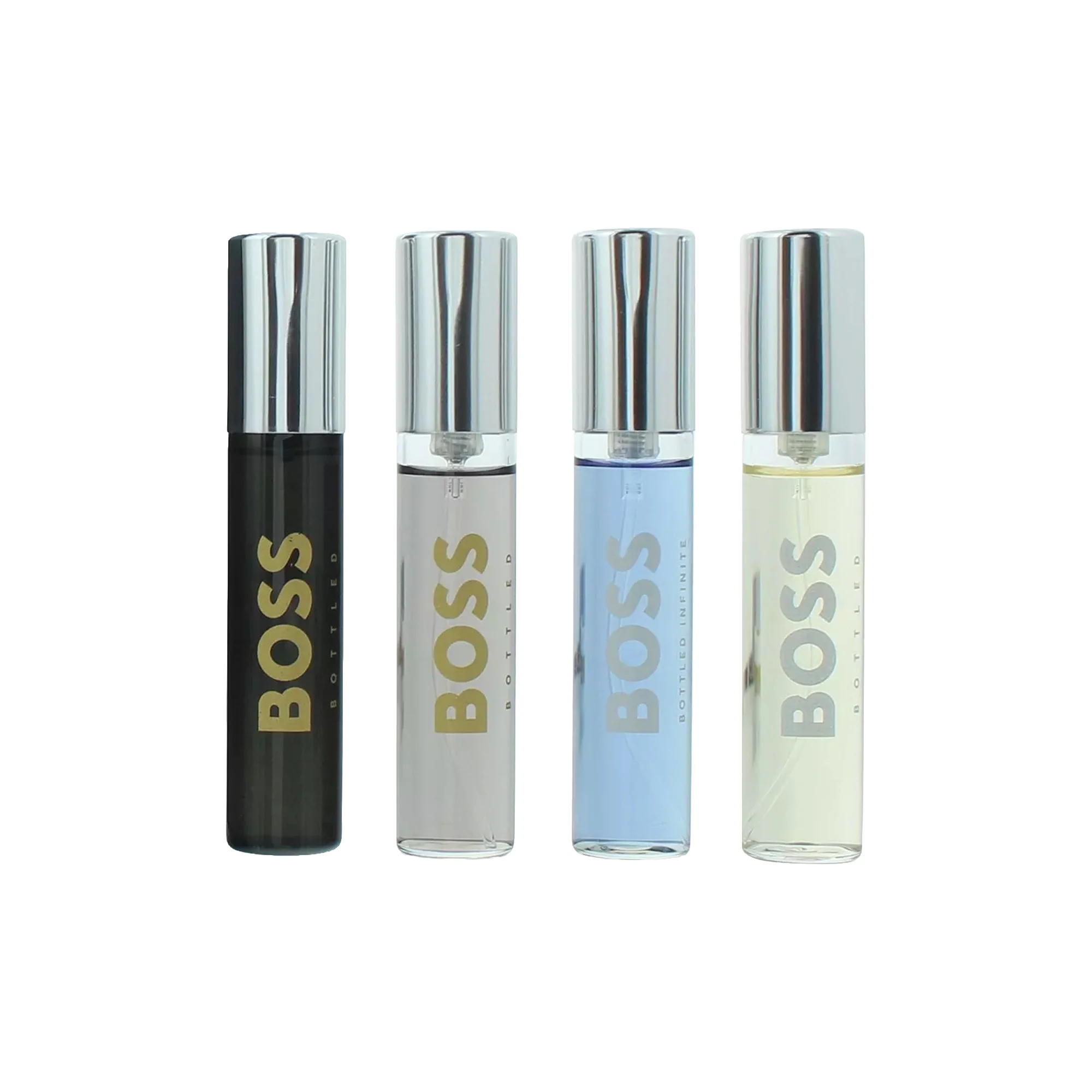 Hugo Boss Bottled 4 Piece Gift Set: EDP 10ml - EDT 10ml - Infinite EDP 10ml - Parfum 10ml - Image 4