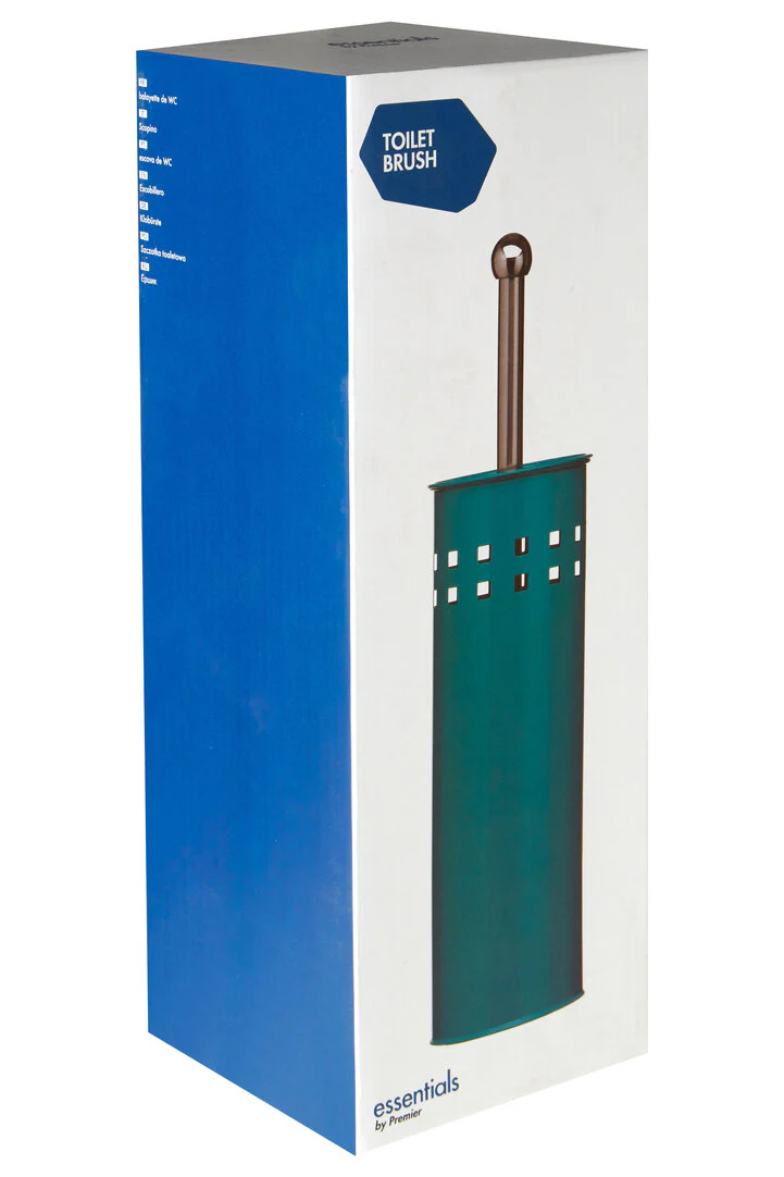 Indy Turquoise Toilet Brush - Image 2