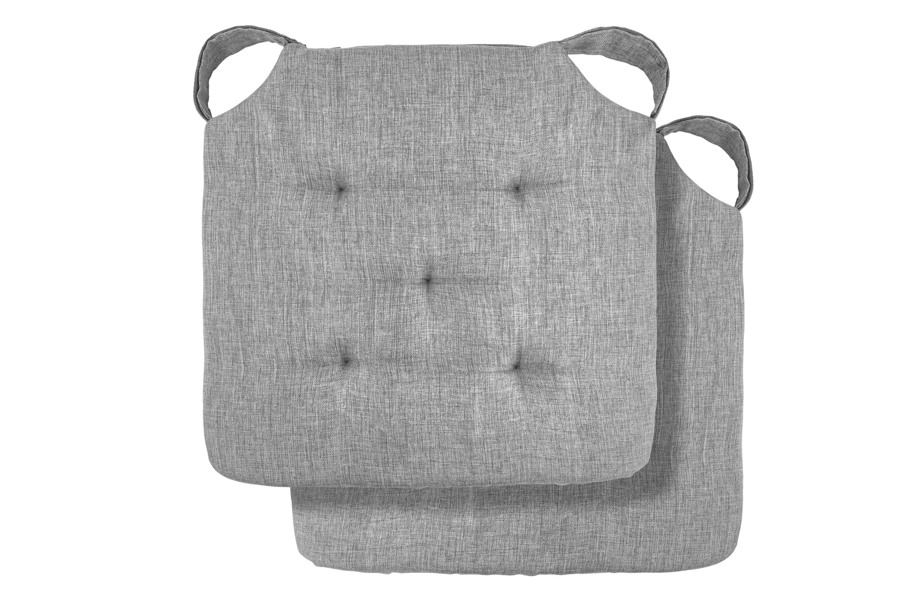 Jardin Waterproof Indoor/Outdoor Seat Pad In Silver