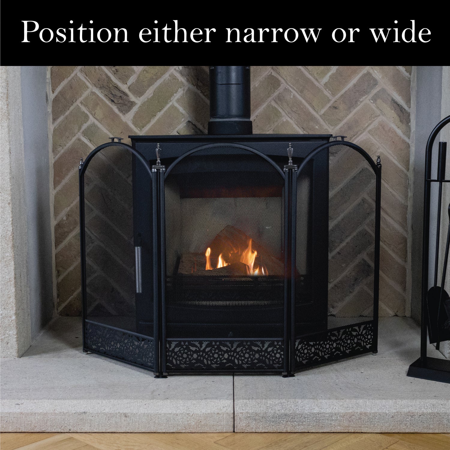 JVL Ashford Fireside Spark Guard - Image 6