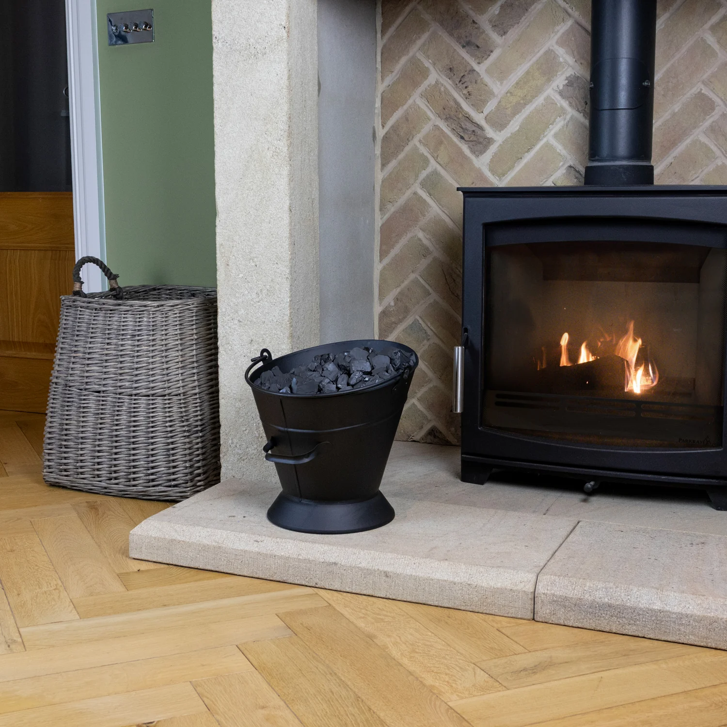 JVL Cheviot Waterloo Fireside Coal Bucket - Image 10