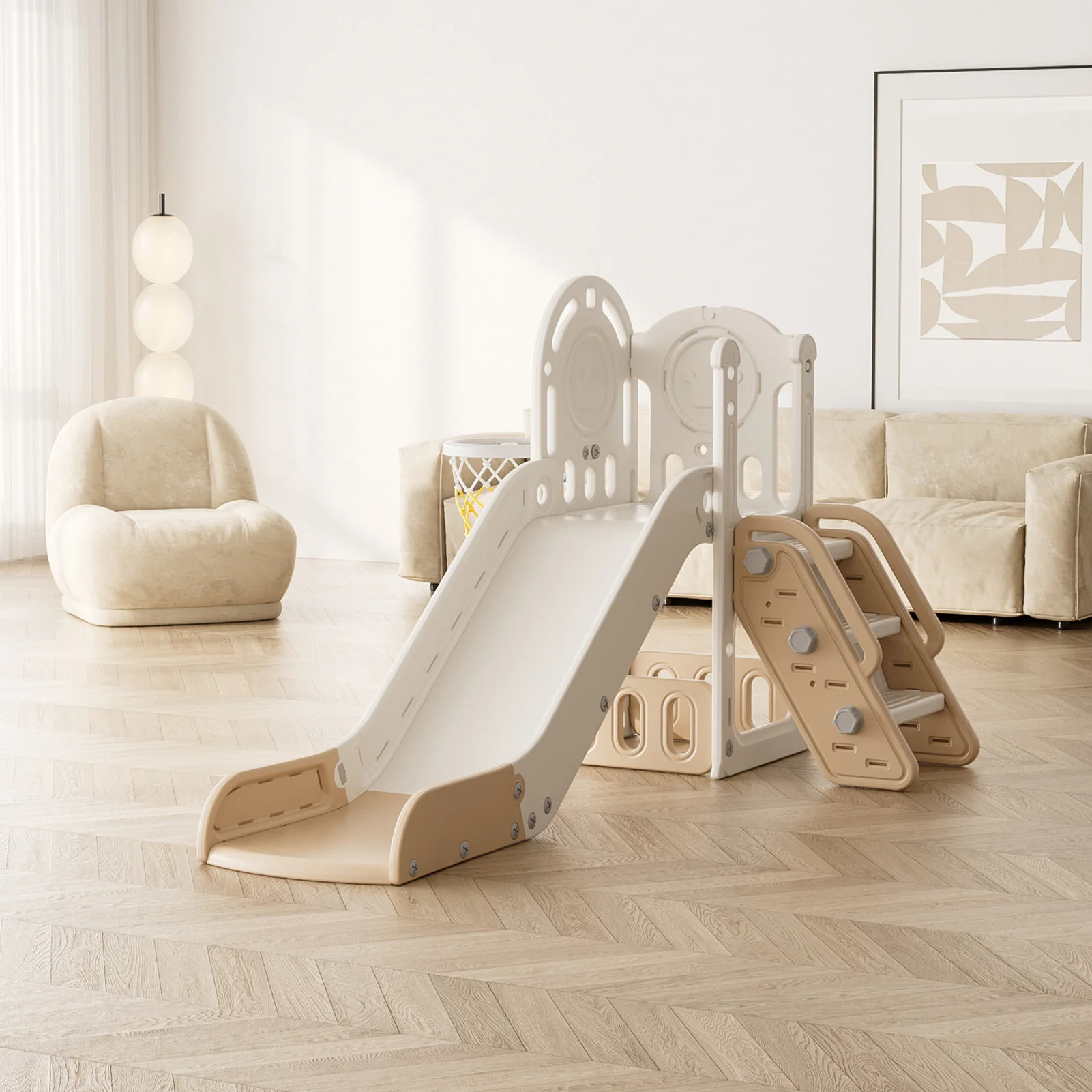 Kidkid 2-in-1 Toddler Slide Play Set - Image 2