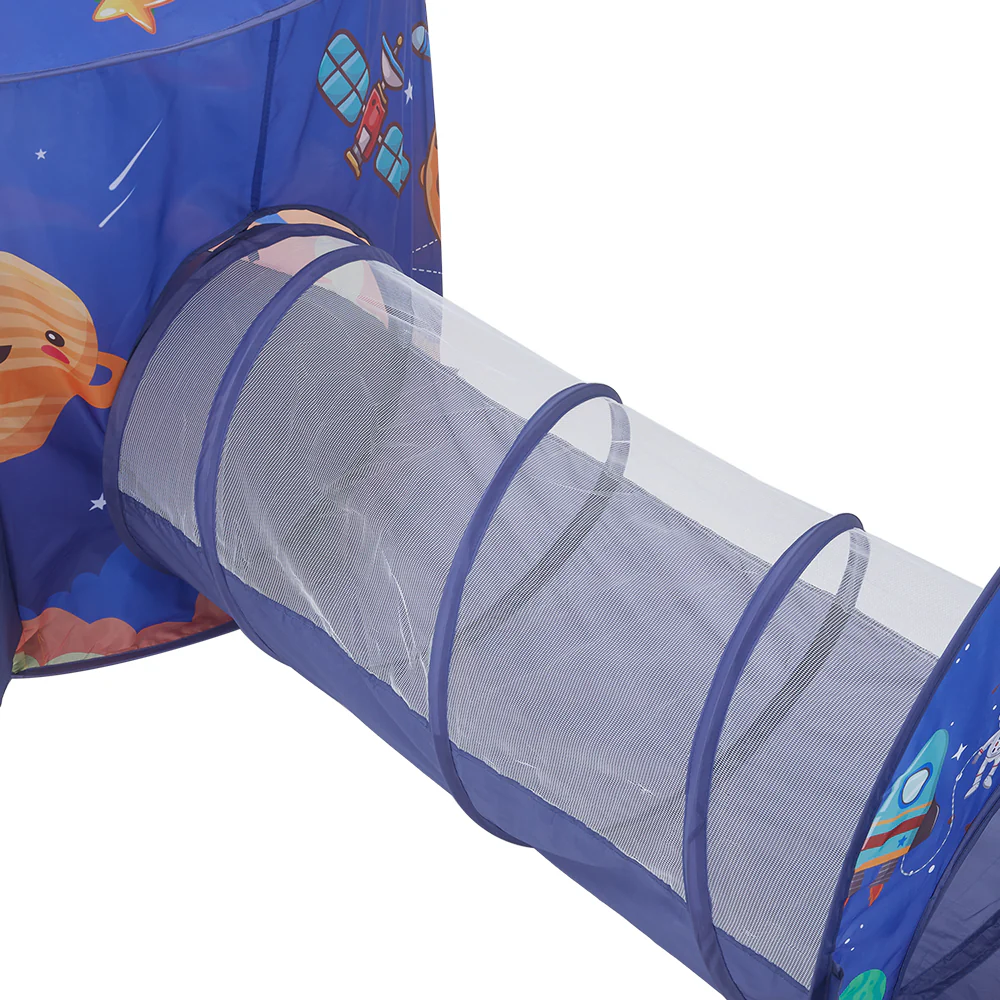 Kidkid 3 In 1 Aerospace Theme Play Tent With Play Tunnel, Ball Pit - Image 3