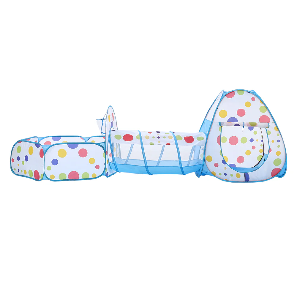 Kidkid 3-in-1 Kids Pop-Up Play Tent Set with Tunnel and Ball Pit Playhouse - Image 7