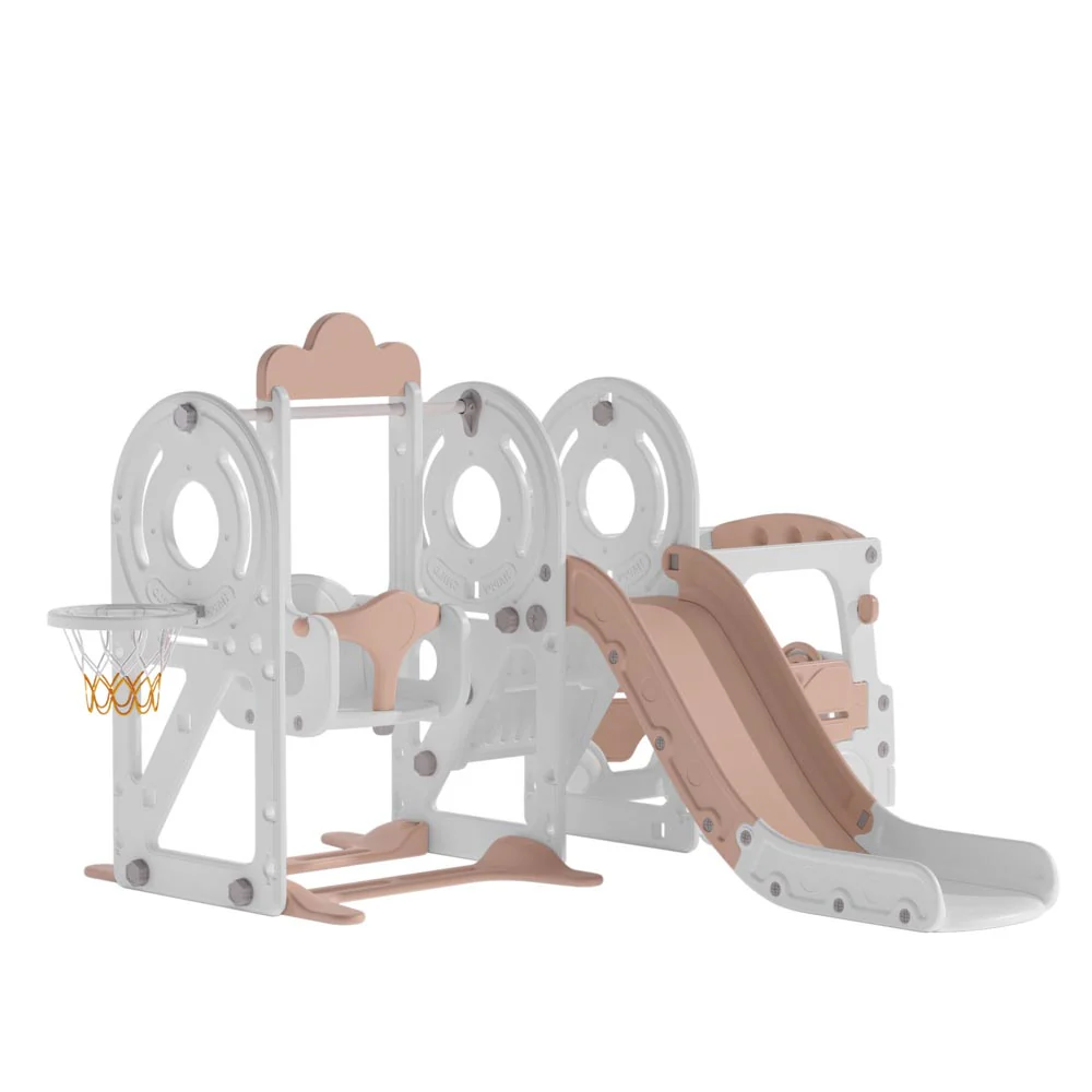 Kidkid 3-in-1 Kids Toddler Swing And Slide Set Climber Playset - Image 6