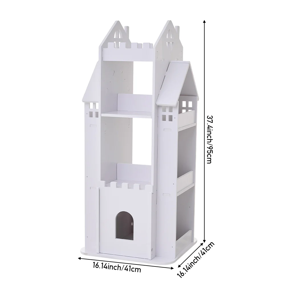 Kidkid 4-Tier Rotating Kids Bookshelf - Image 2