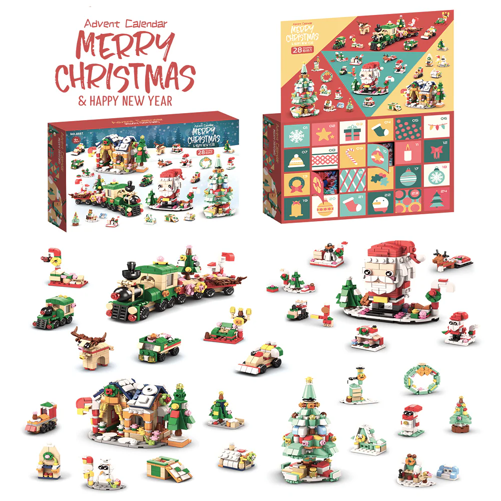Kidkid Advent Calendar Building Block Surprise Box