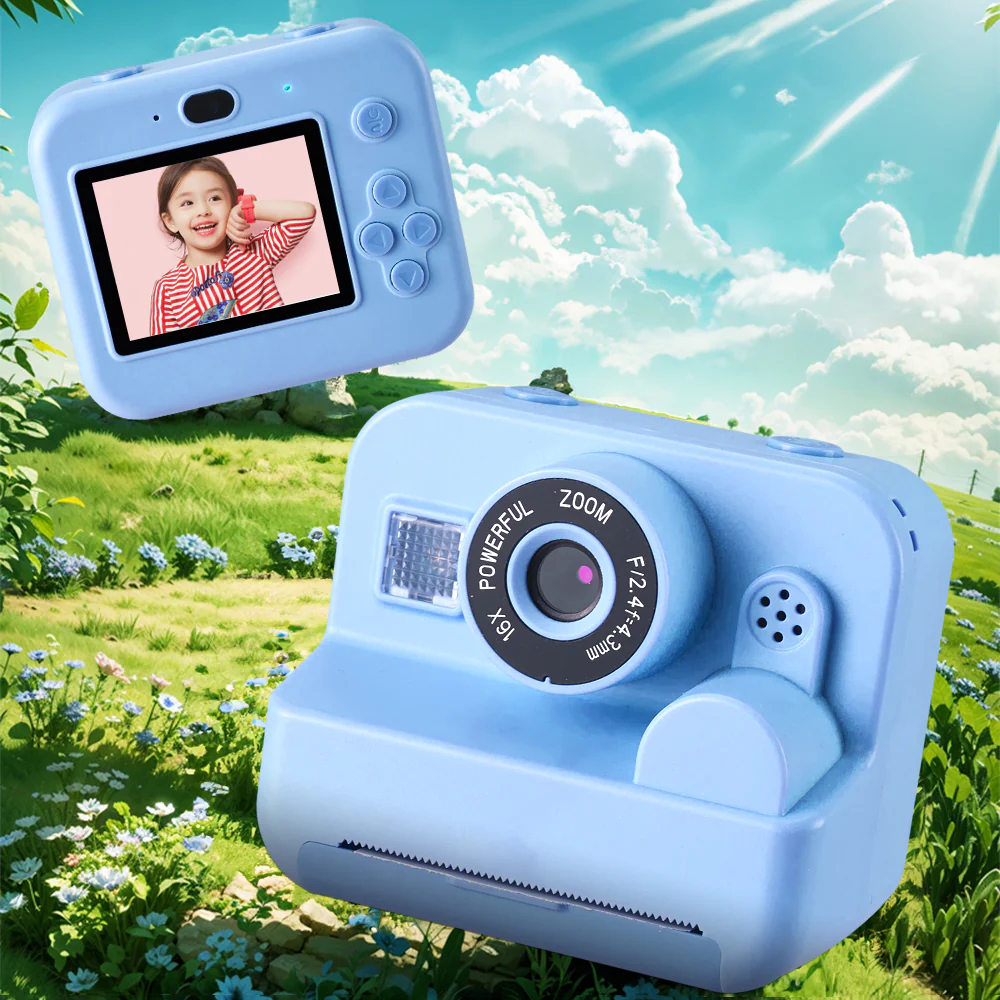Kidkid Camera Instant Print With 32GB Card And 3 Rolls Photo Paper - Image 2