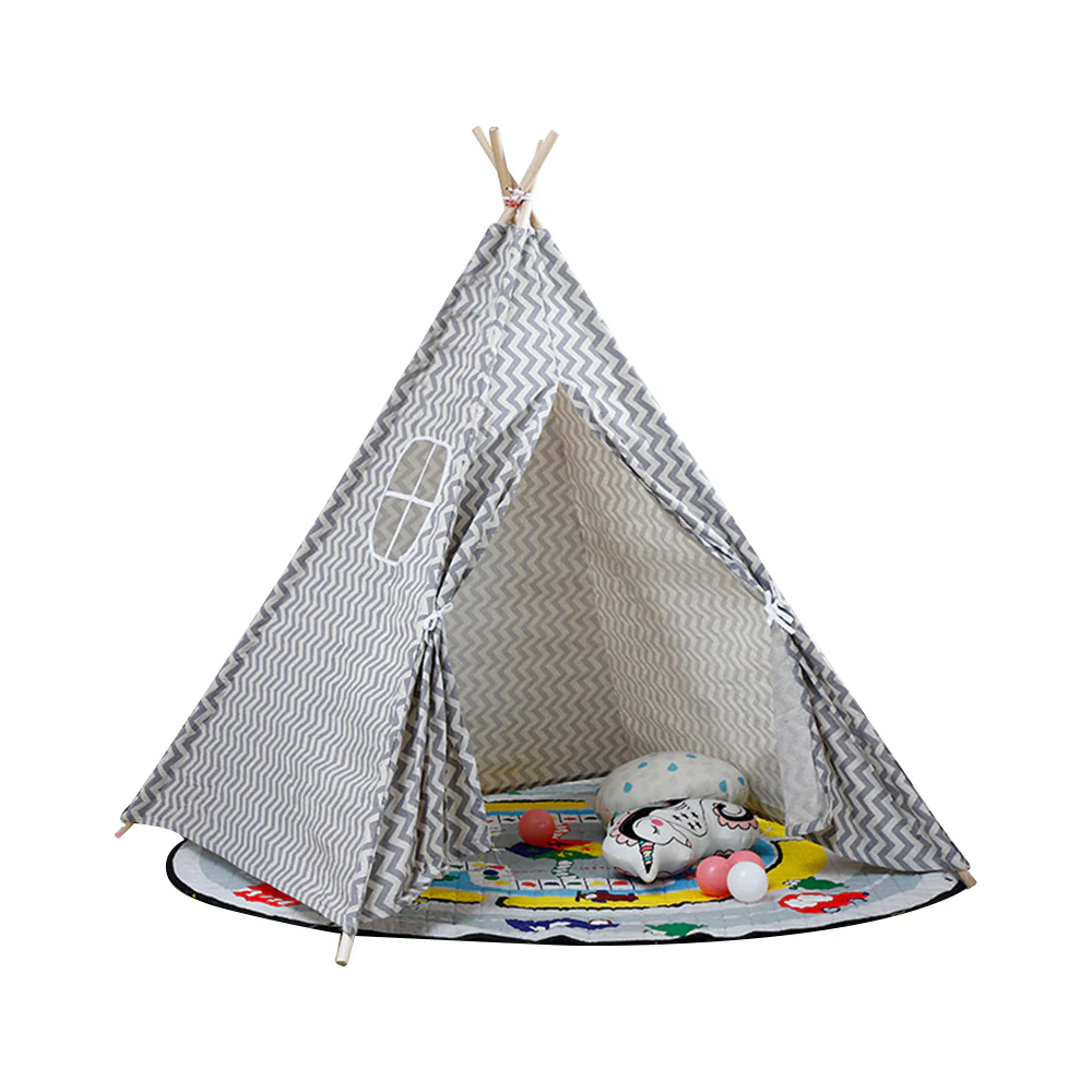 Children's Teepee Tent Kids Indoor Play House - Image 13