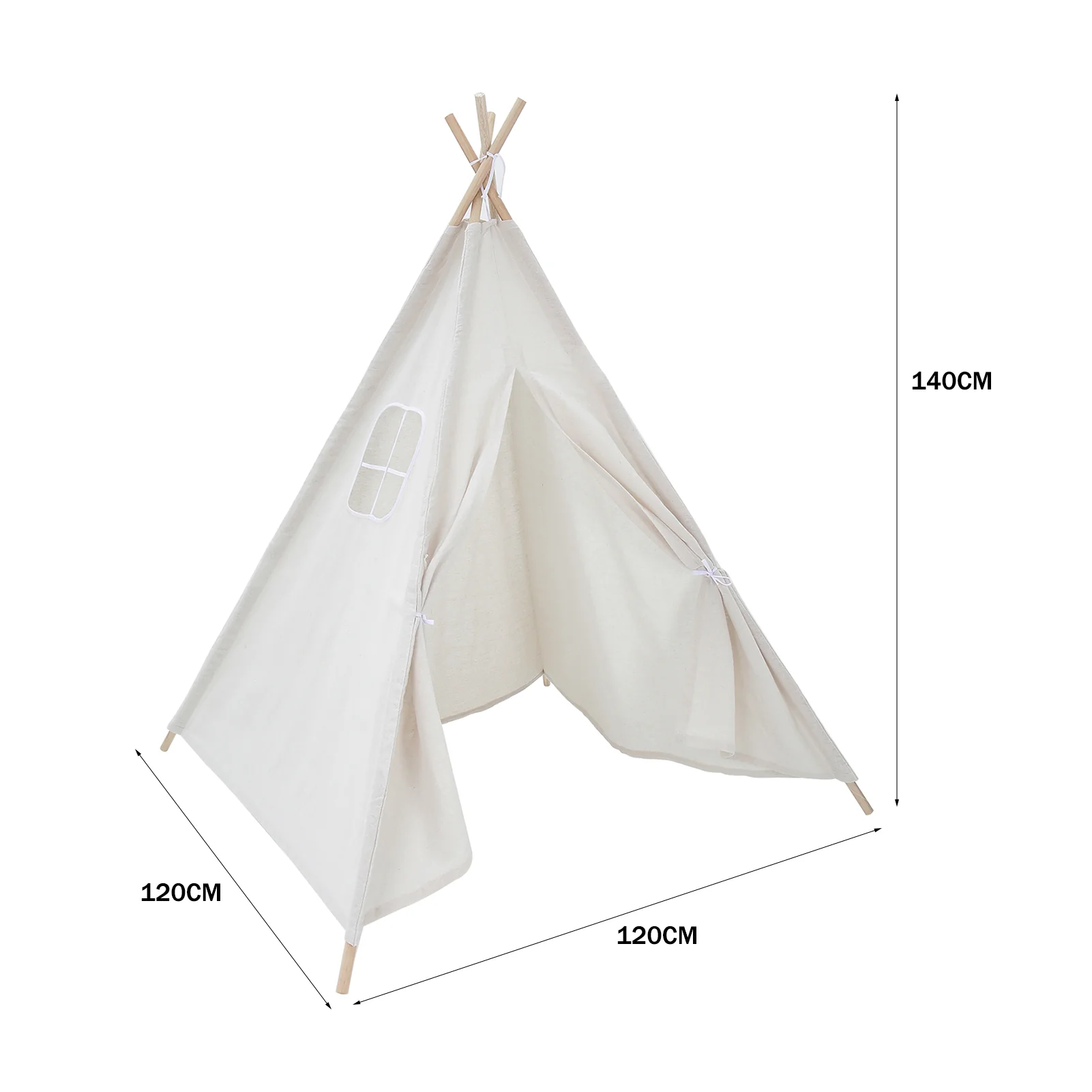 Children's Teepee Tent Kids Indoor Play House - Image 8