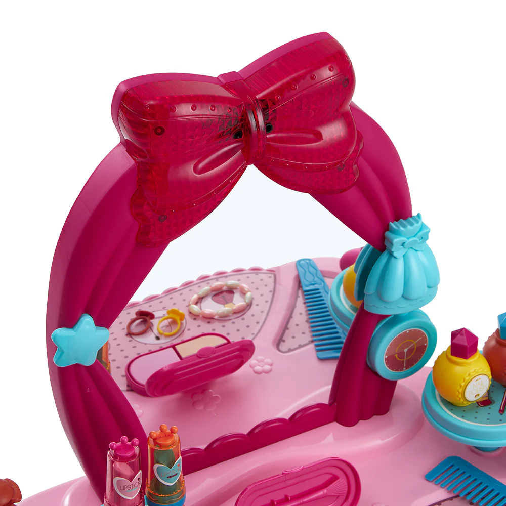 Kidkid Dressing Table Toy Set With Stool For Kids - Image 7