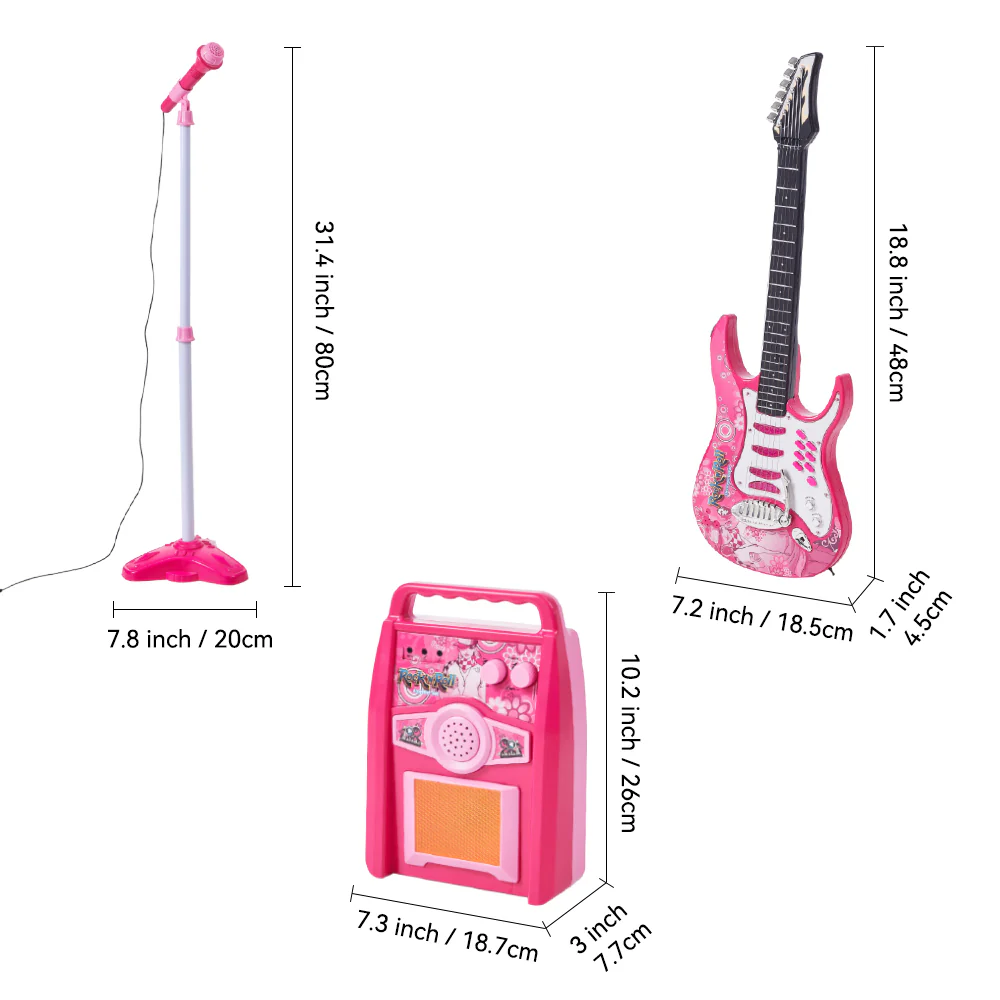 Kidkid Electric Guitar Microphone Amplifier Toy Set - Image 10
