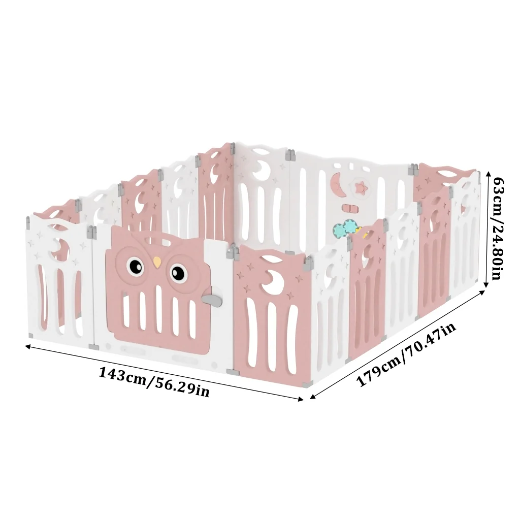 Kidkid Foldable Baby Kid Playpen 16 Panel - Image 7