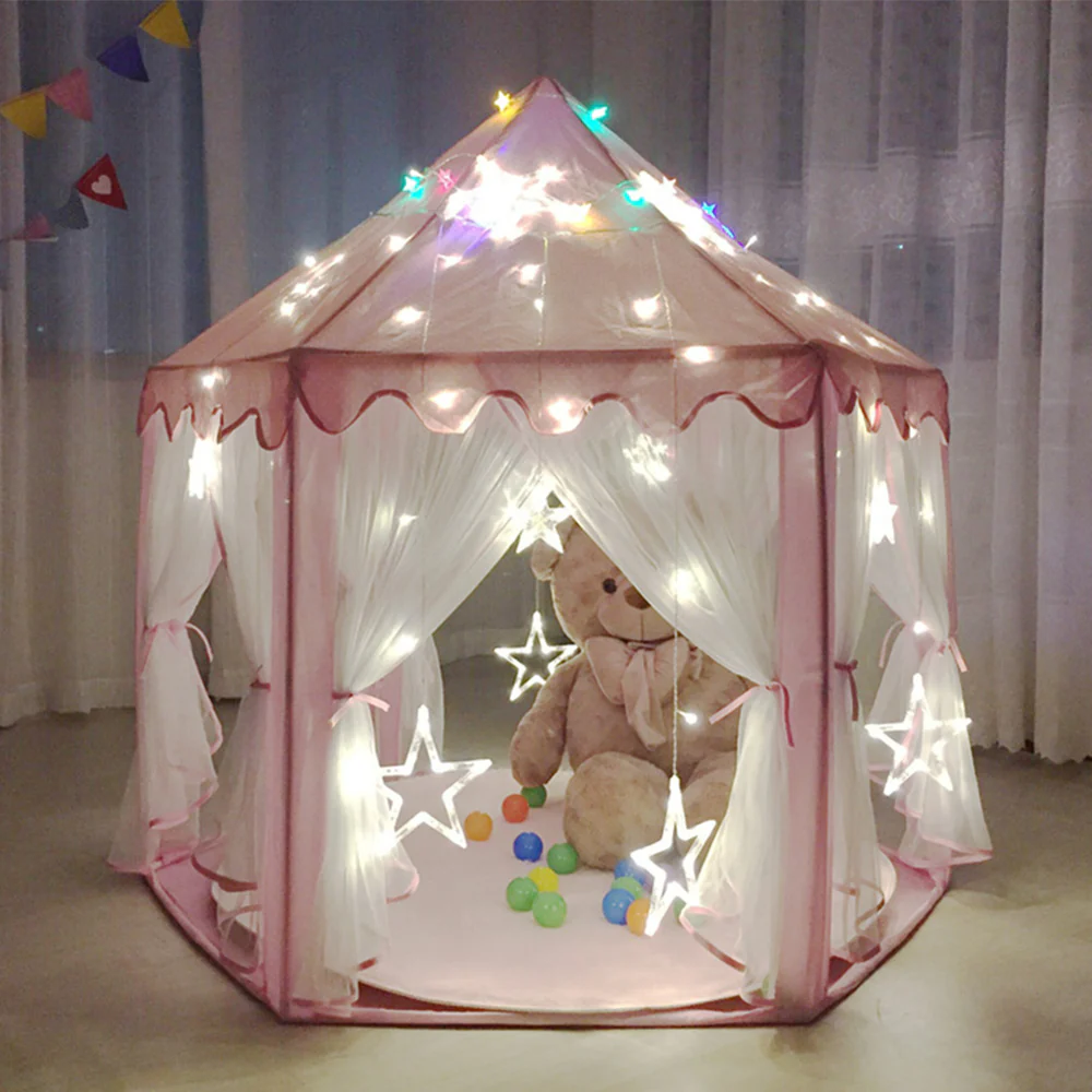 Kidkid Hexagonal Large Fairy Play House Indoor Tent for Kids - Image 2