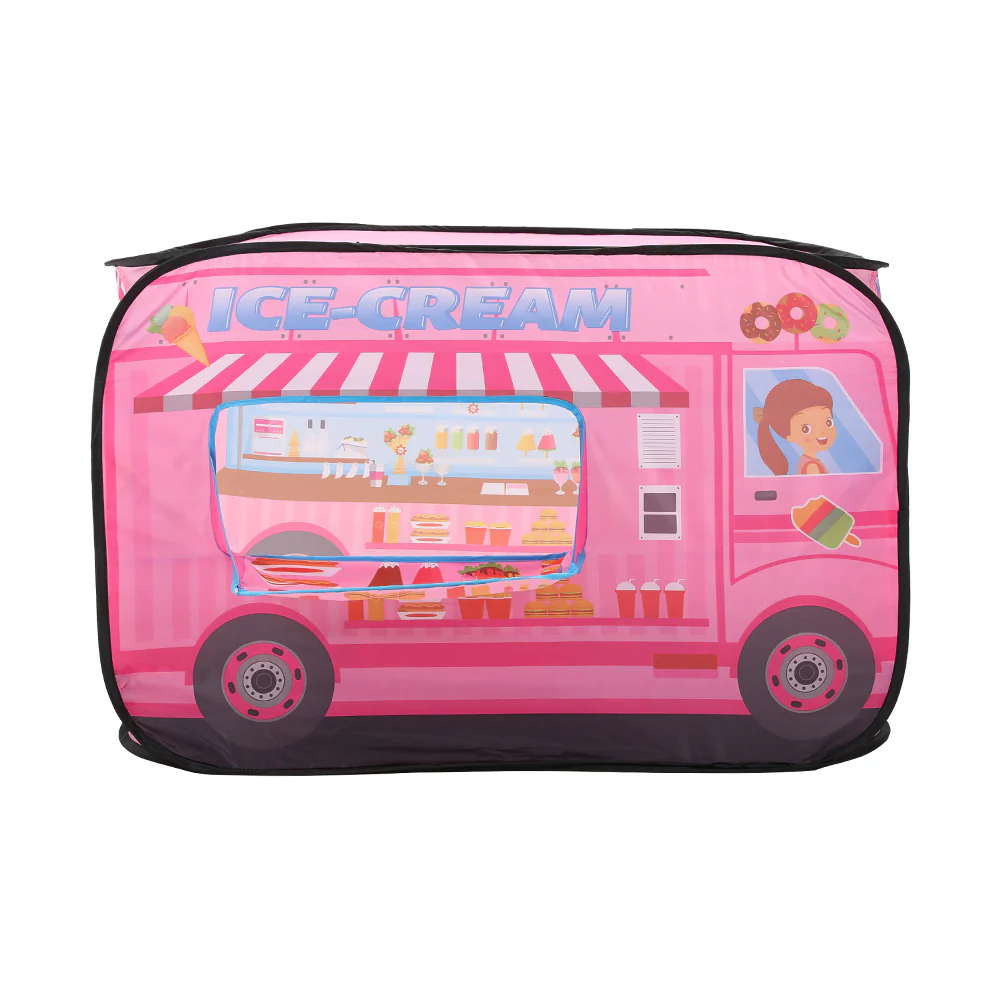 Kidkid Ice Cream Truck-Themed Play Tent with 2 Top Openings - Image 8