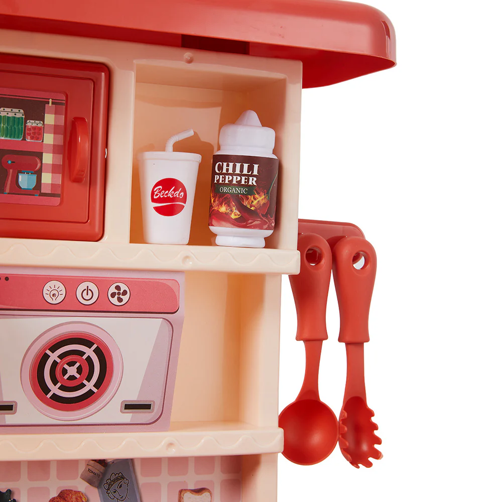 Kidkid Kids Pretend Kitchen Playset 43 Piece Set - Image 3