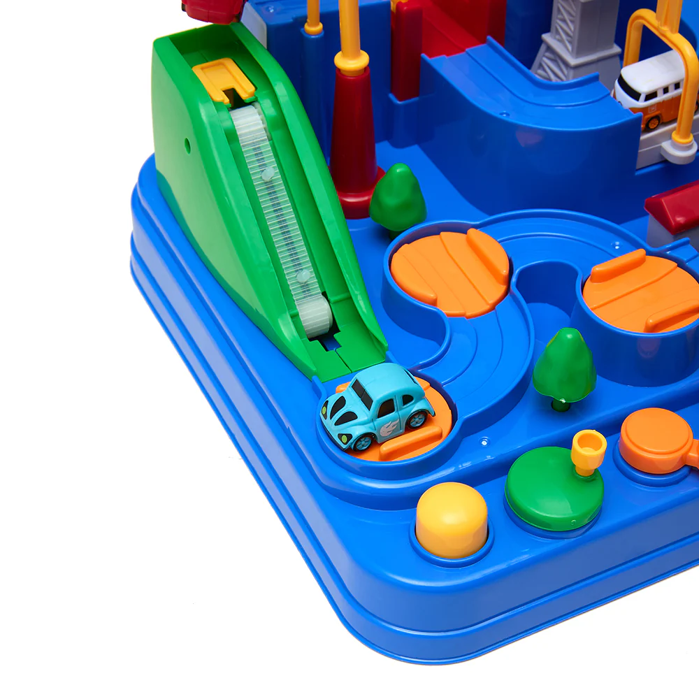 Kidkid Large Vehicle Race Track Toy Set - Image 3