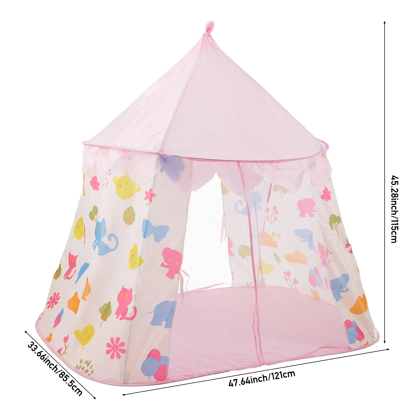 Kidkid Light Pink Indoor Play Tent For Kids - Image 10