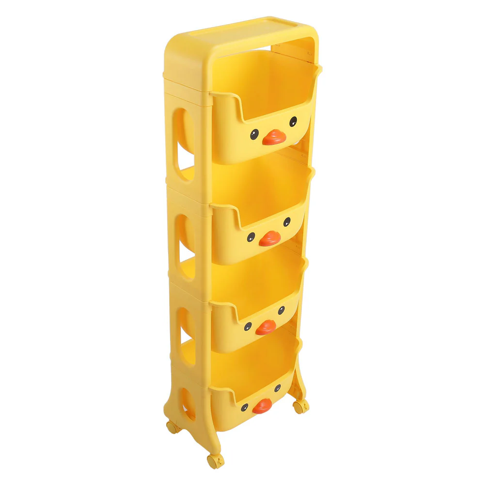 Kidkid Mobile 4-Tier Kids Toy Storage Rack - Image 3