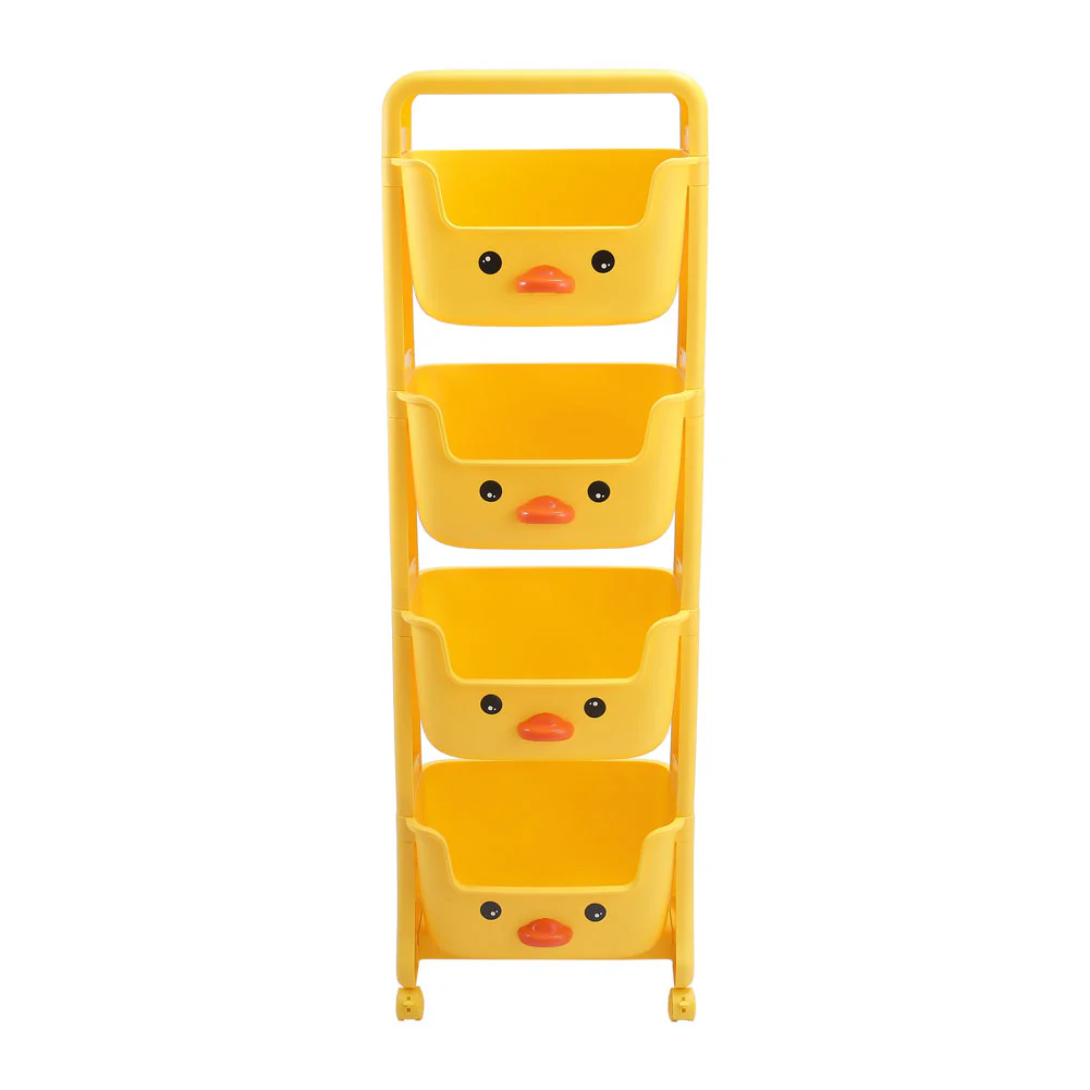 Kidkid Mobile 4-Tier Kids Toy Storage Rack - Image 4