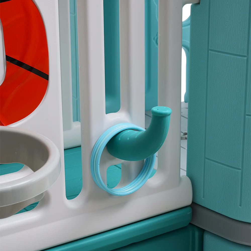 Kidkid Toddlers Slide and Climber with Balls and Ring Toss - Image 5
