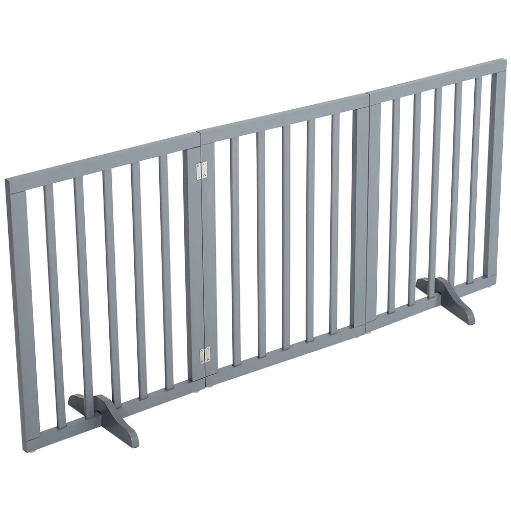 KidKid Wooden Foldable Freestanding 3 Panel Pet Gate - Image 5