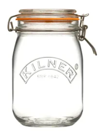 Kilner Clip Top Round Jar 1 Litre