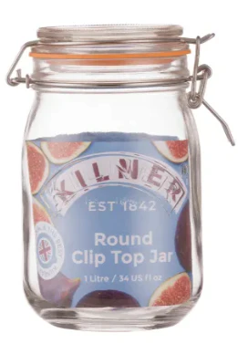 Kilner Clip Top Round Jar 1 Litre - Image 3