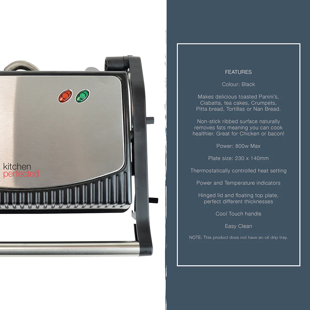 KitchenPerfected Health Grill And Panini Press - Image 6