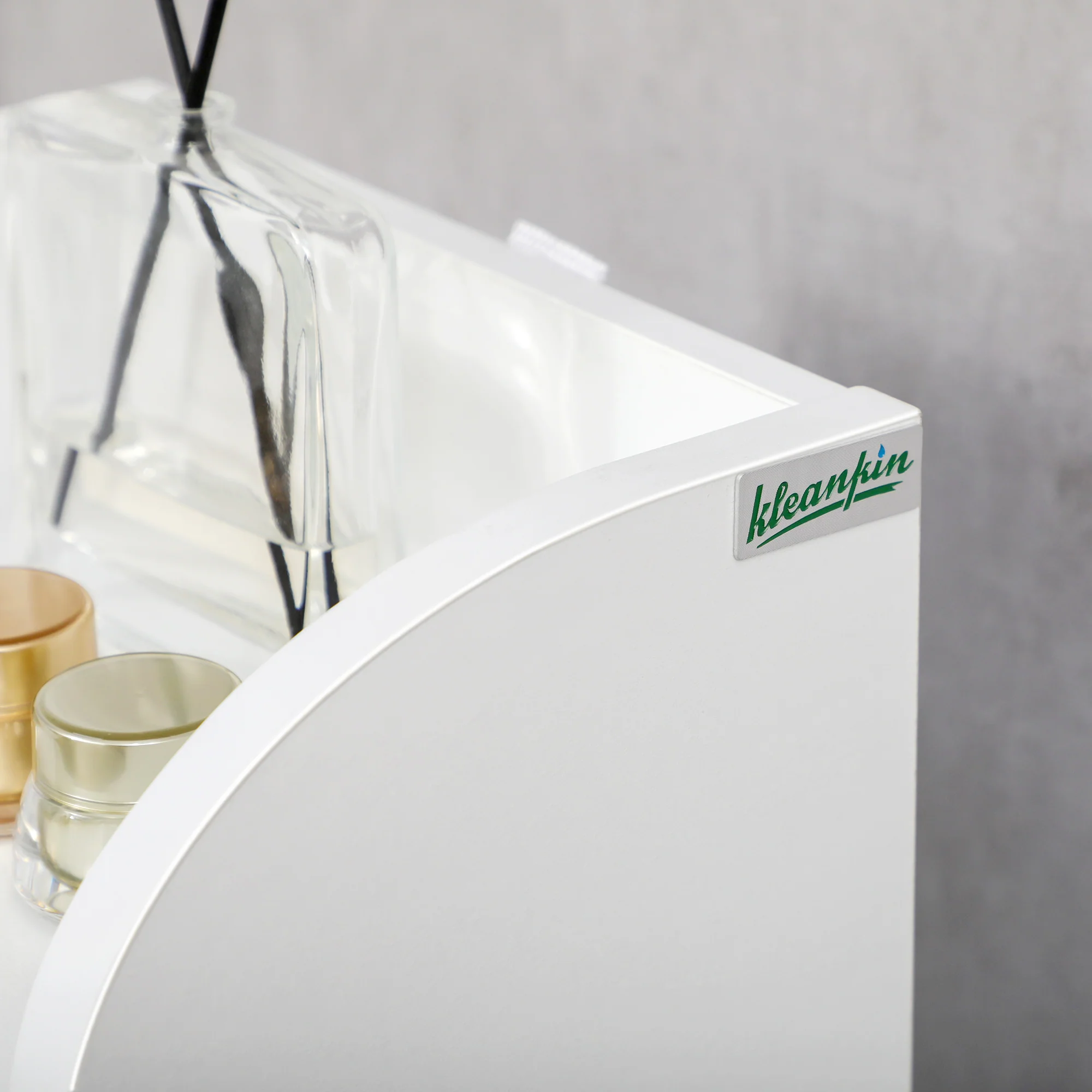 kleankin Freestanding Bathroom Storage Unit with Adjustable Shelf, White - Image 7
