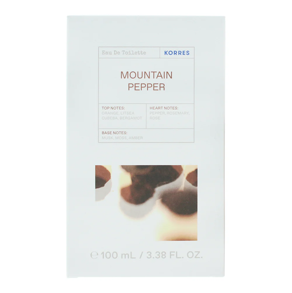 Korres Mountain Pepper Eau de Toilette 100ml - Image 3