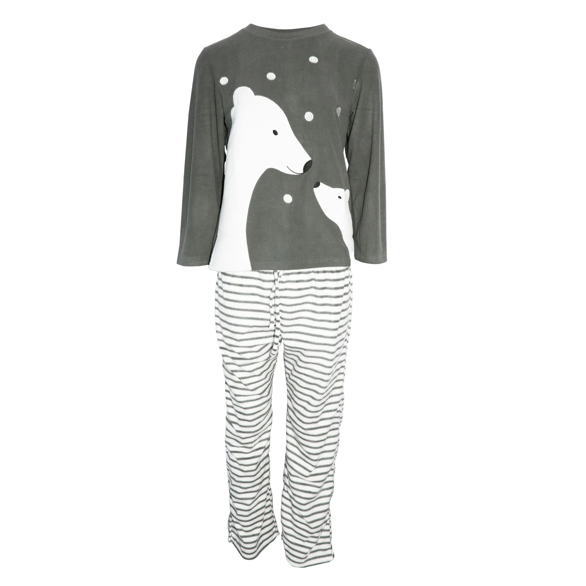 Ladies Fleece Pyjamas - Polar Bear