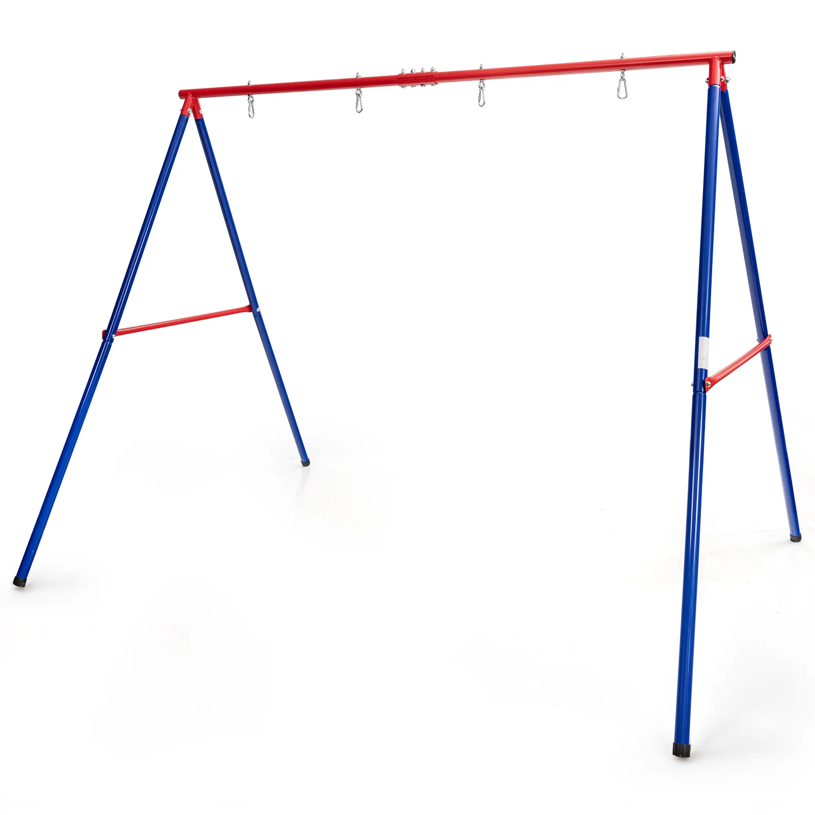 Large Metal Swing Stand with Heavy Duty A-Frame-Red - Image 4