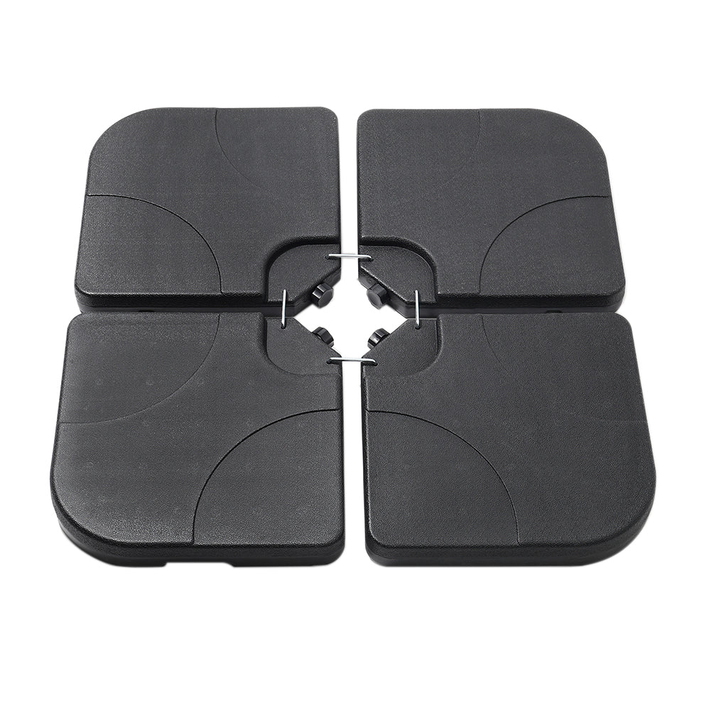 Large Square Canopy Rotating Outdoor Cantilever Parasol With Base - Image 8