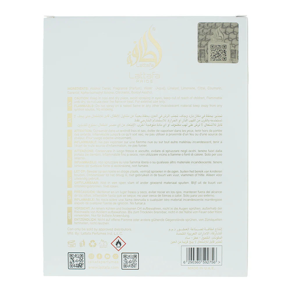 Lattafa Pride Kashan Eau de Parfum 100ml - Image 3