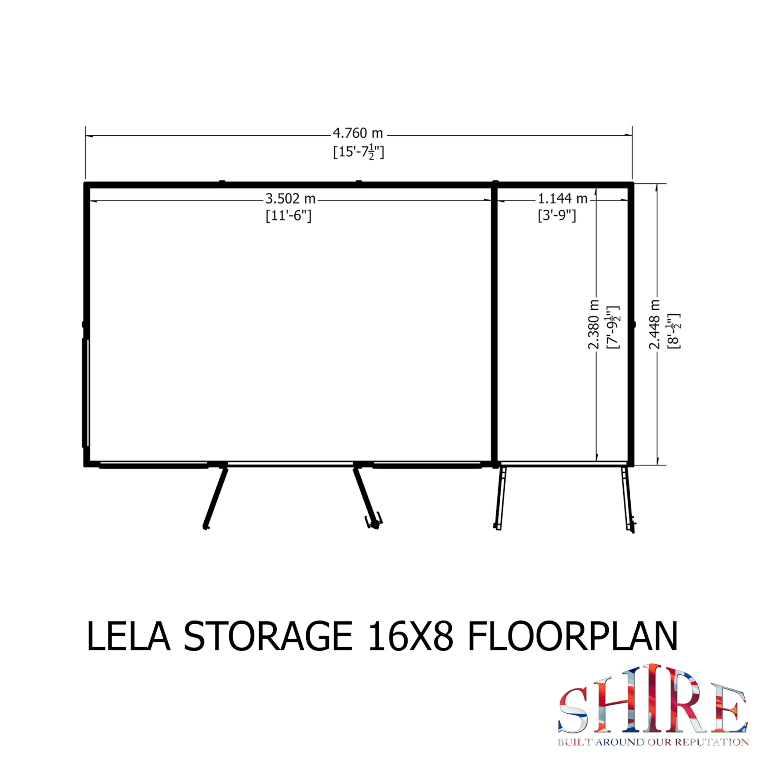 Lela Summerhouse With Storage - Image 24