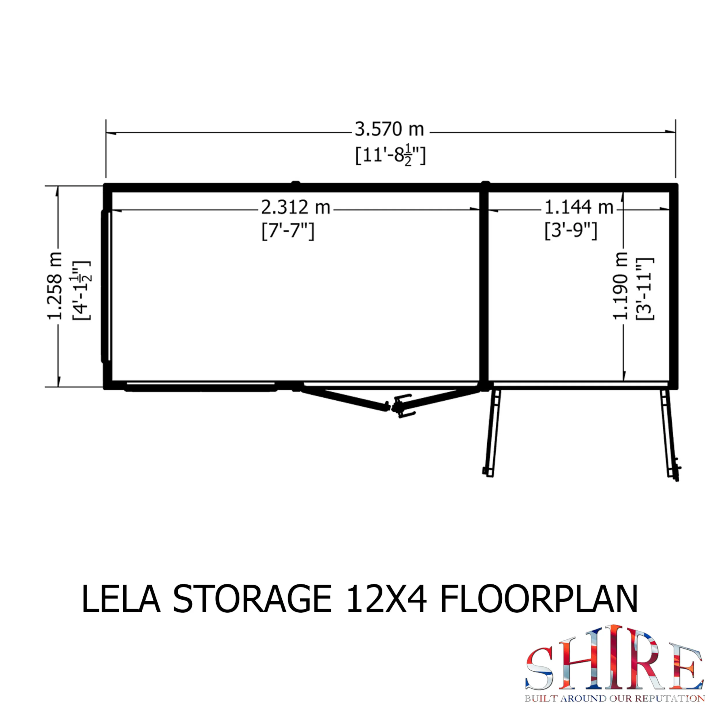 Lela Summerhouse With Storage - Image 9