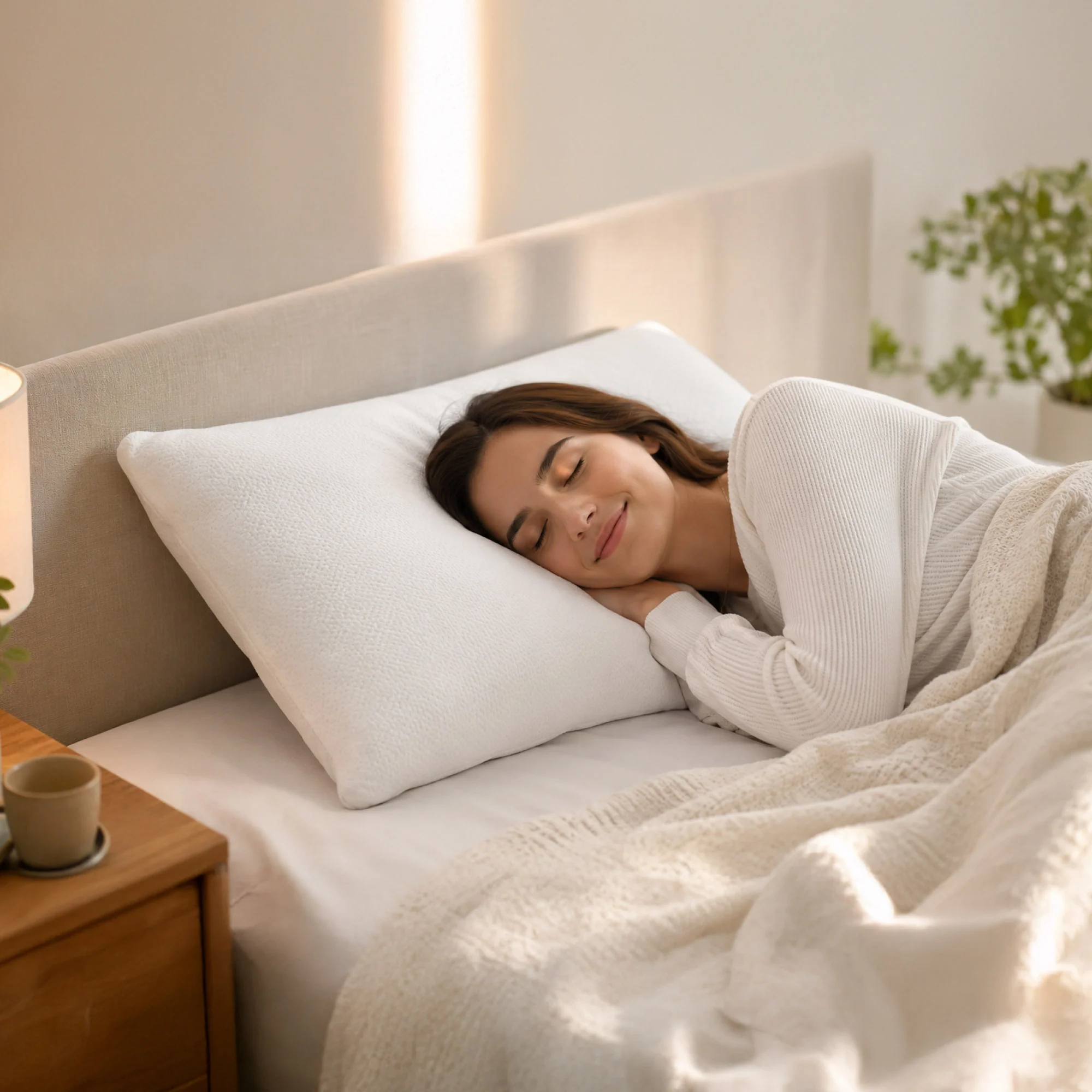 Lewis's Comfort Memory Foam Pillow 70x40cm - Image 2