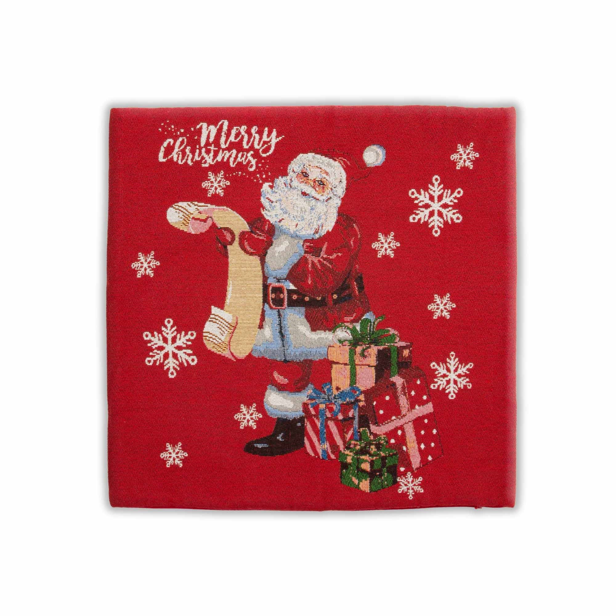 Lewis's Father Christmas Cushion - Red - Image 5