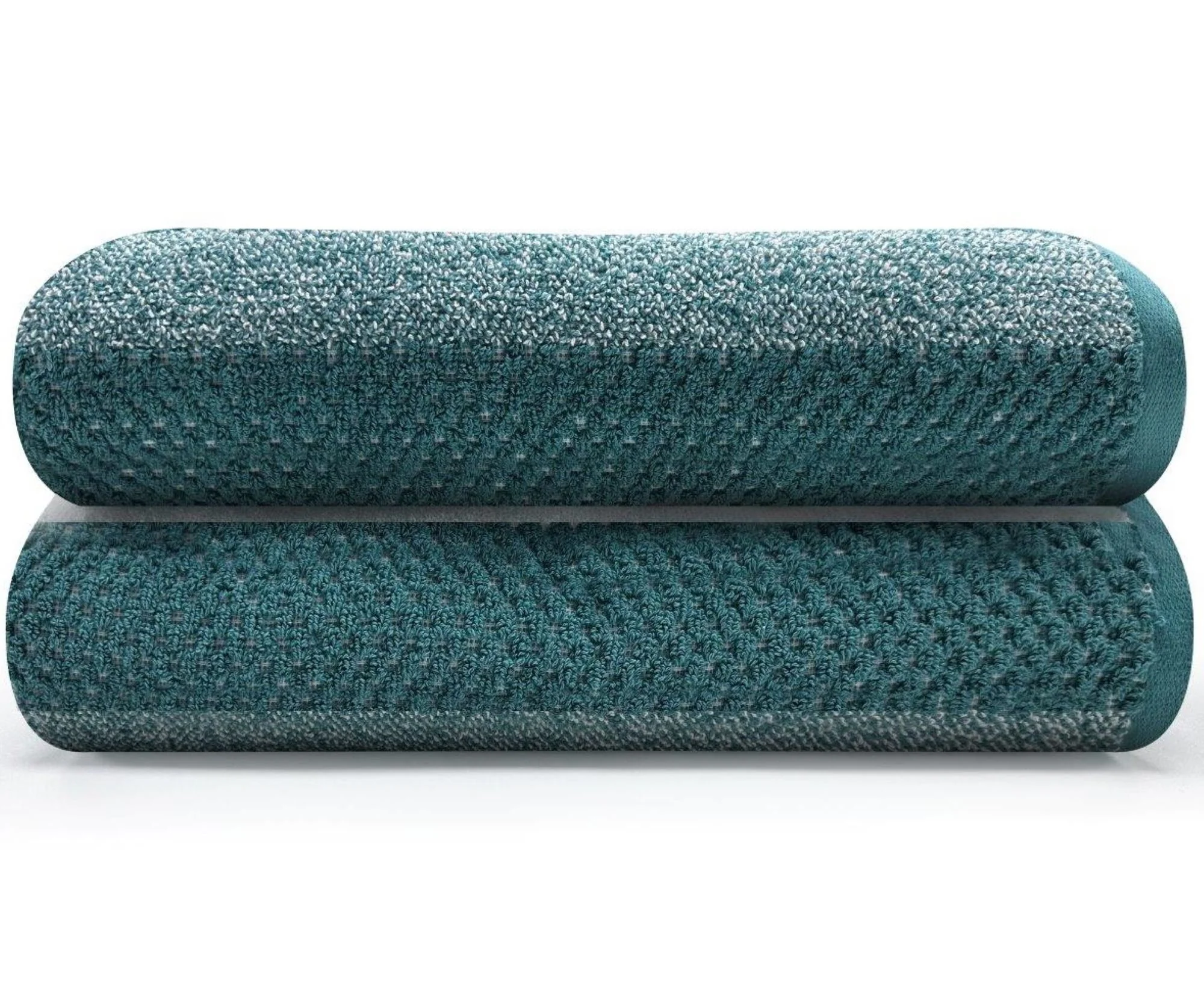 Royal Stripe Towels - Teal - Image 2