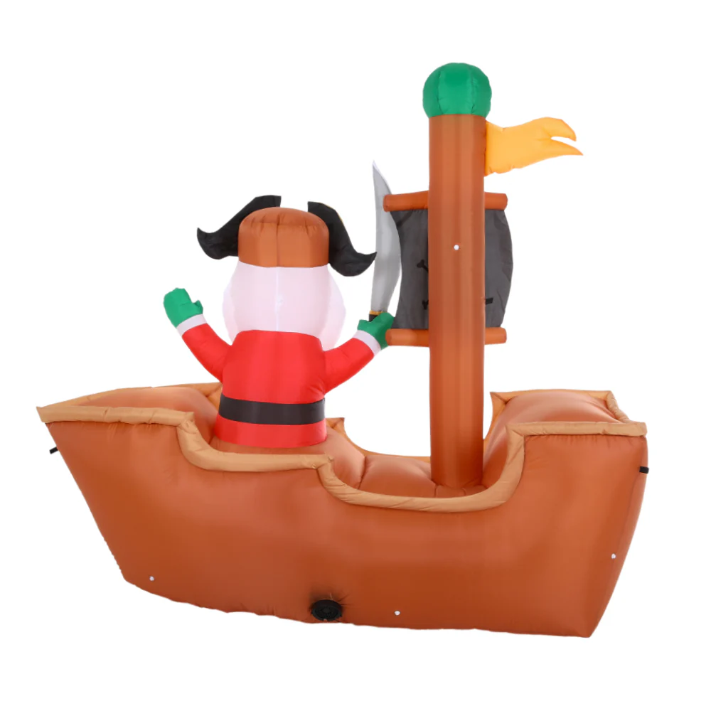 Lifeideas 1.8M Inflatable Pirate Santa Decoration - Image 4