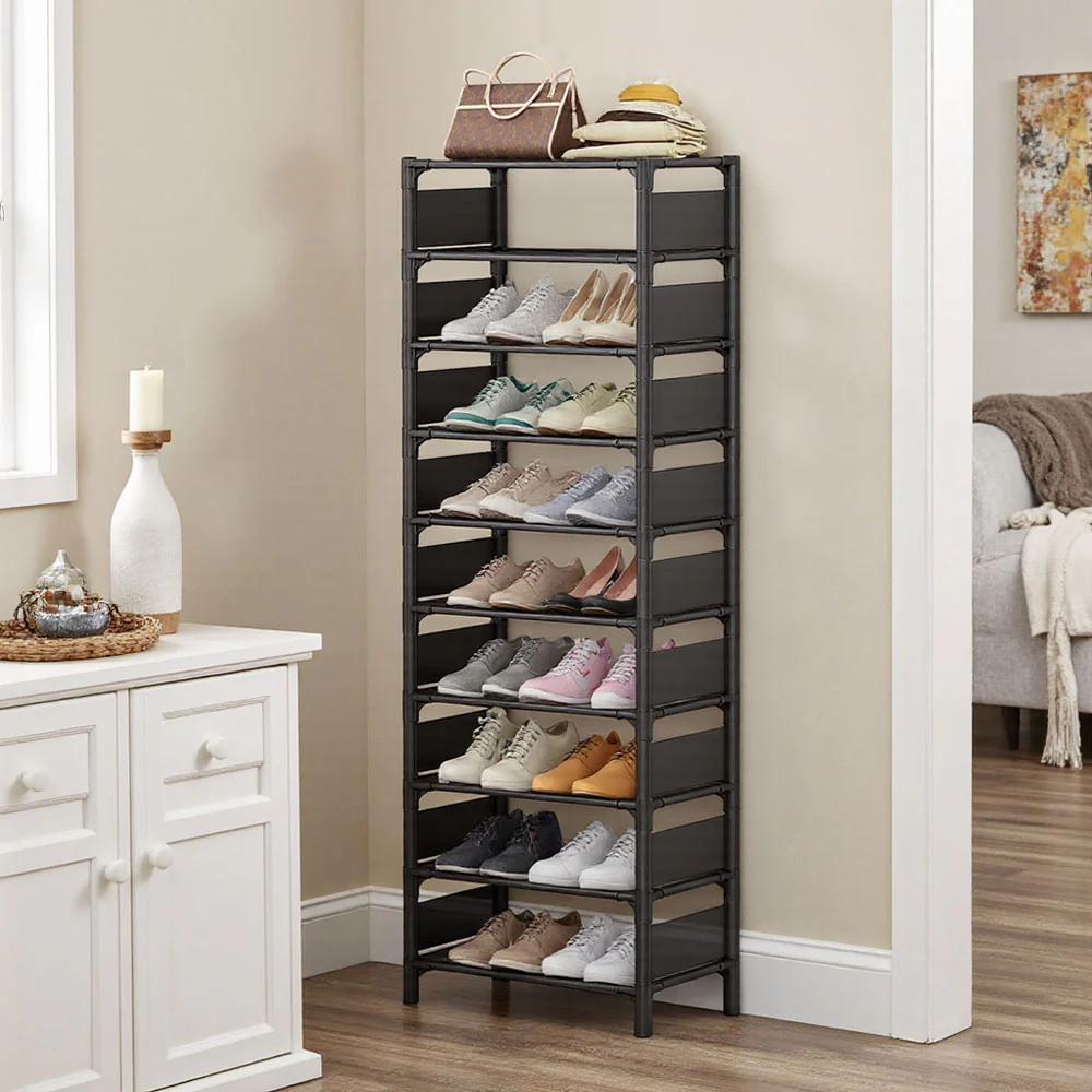 Lifeideas 10-Level Steel and Fabric Shoe Rack - Image 2
