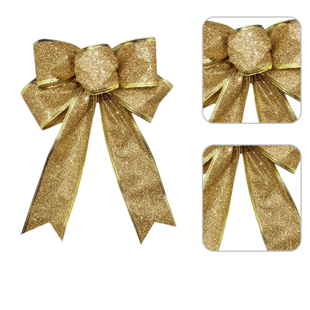 Lifeideas 10-Piece Ribbon Bow Ornaments Set - Image 3