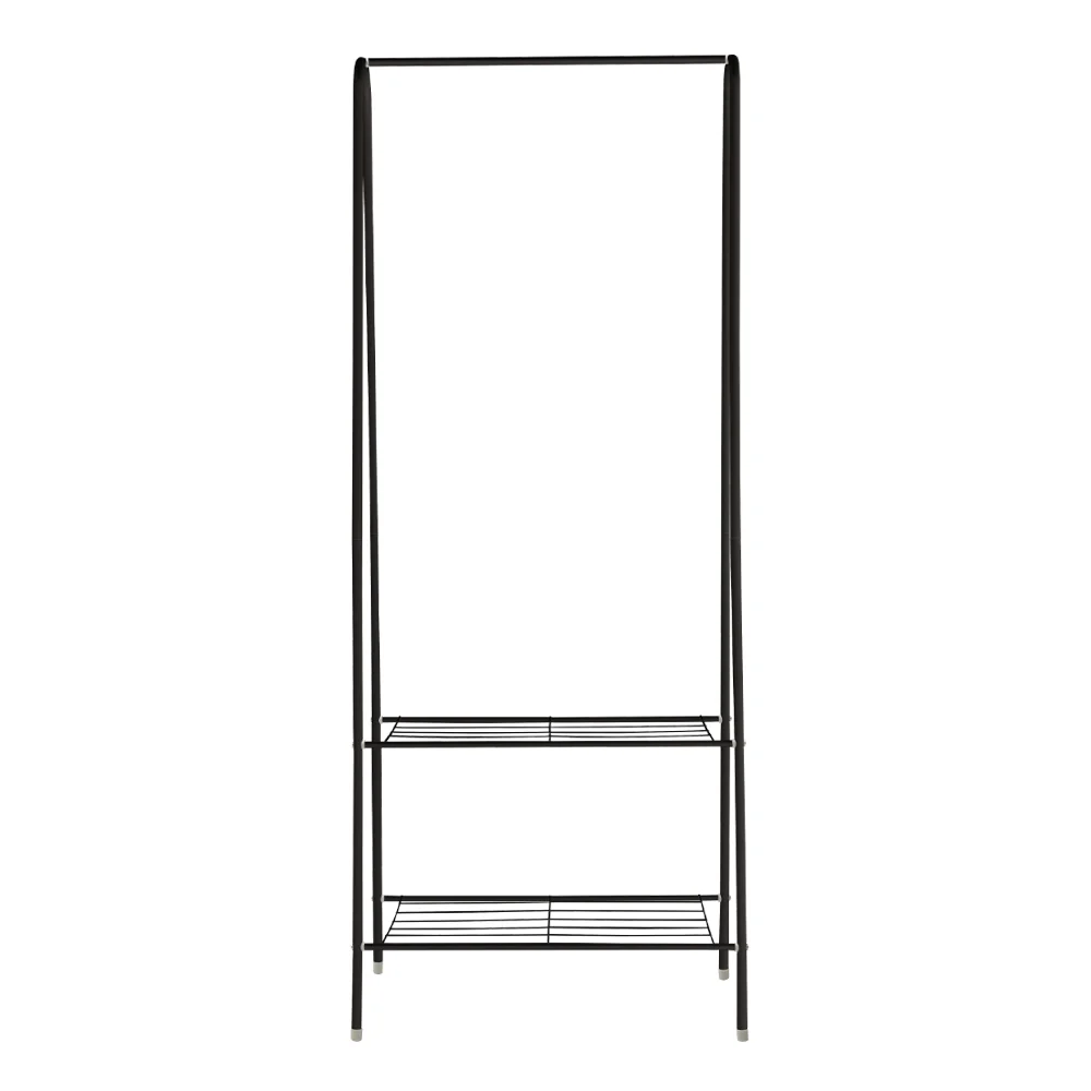 Lifeideas 152CM Freestanding Metal Clothes Rail with Bottom Rack - Image 2