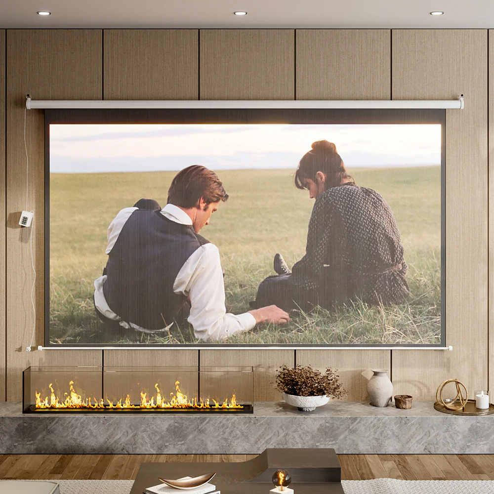 Lifeideas 16:9 Electric Motorized Projector Screen - Image 2