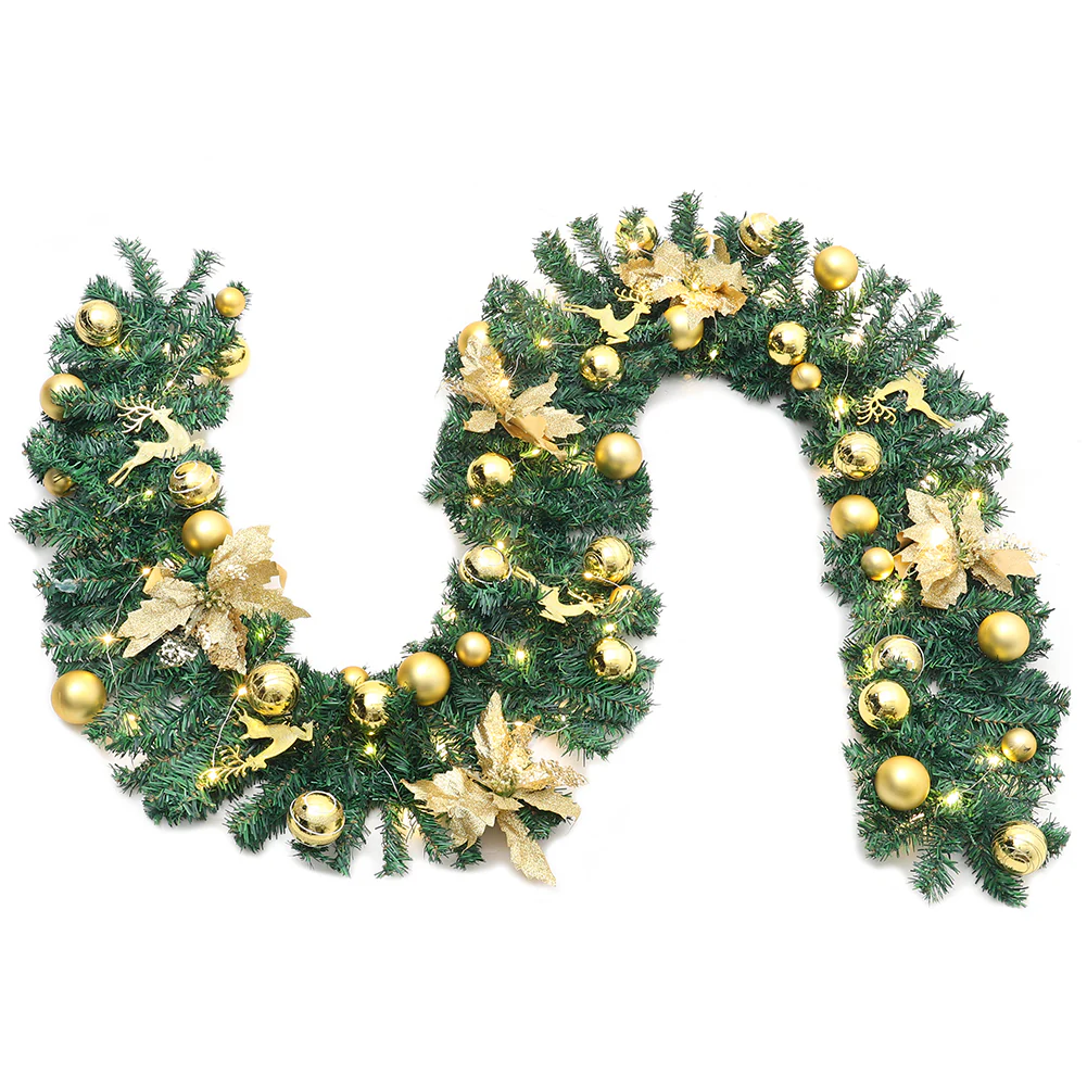 Lifeideas 2.7m LED Light String Berry Ball Flower Garland - Image 3